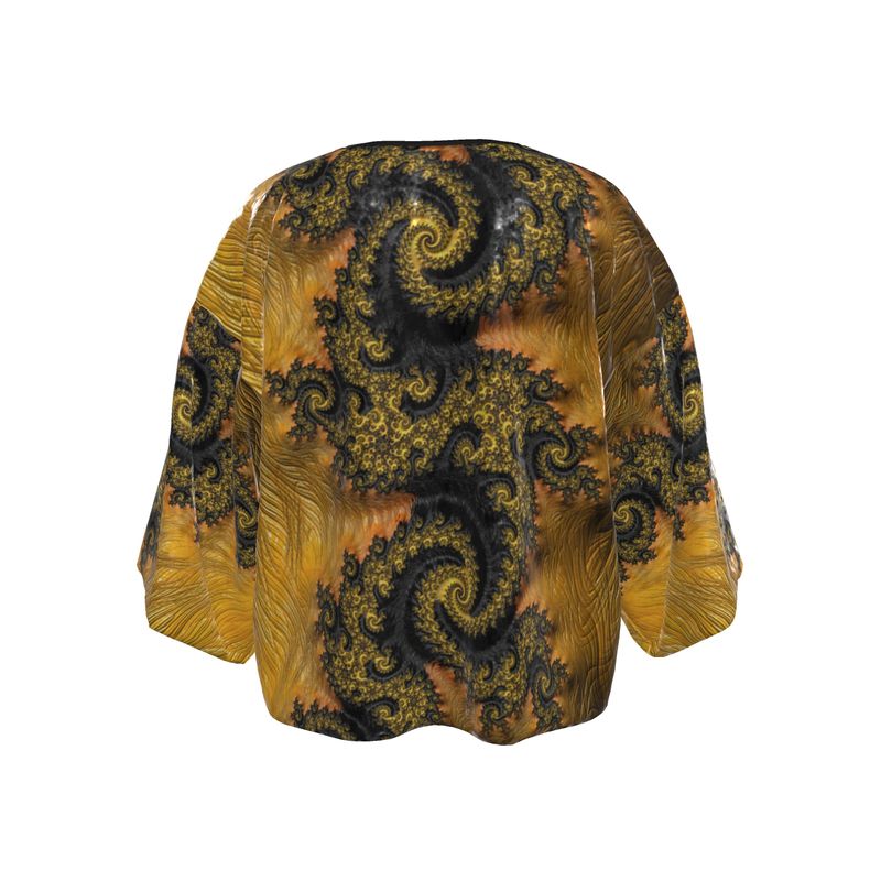 BoomGoo® Kimono (femme) blazer FF411 "Golden Dragon" 1