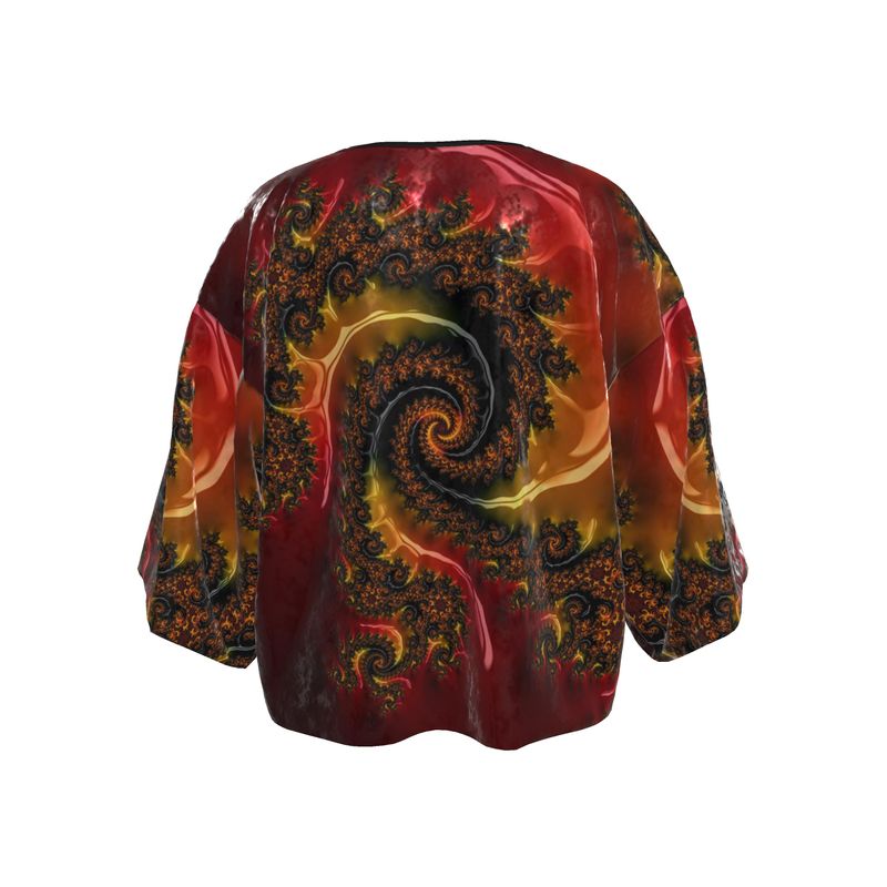 BoomGoo® Kimono (femme) blazer F320 "Red Dragon" 1