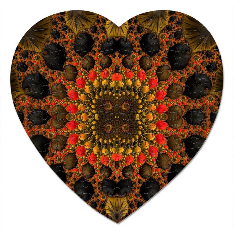 BoomGoo® Puzzle heart F939 "Sultan Sunset" 2