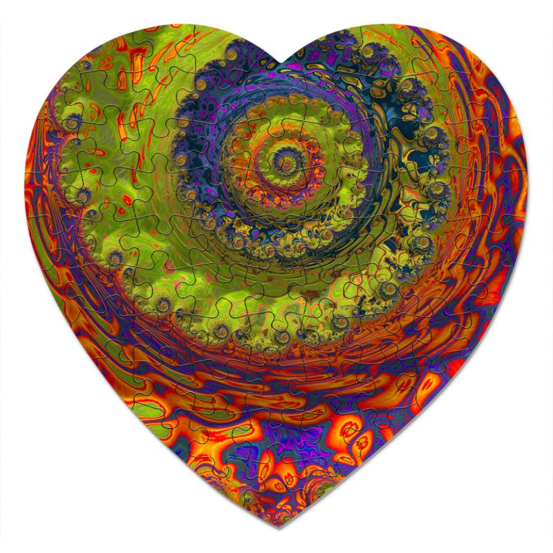 BoomGoo® Puzzle heart F1545 "Lagoon Paradise" 1