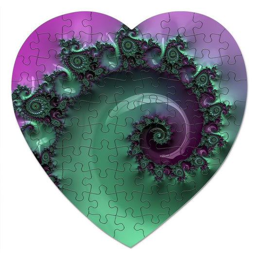 BoomGoo® Puzzle heart F041 "Purple Rain Smoothie" 1