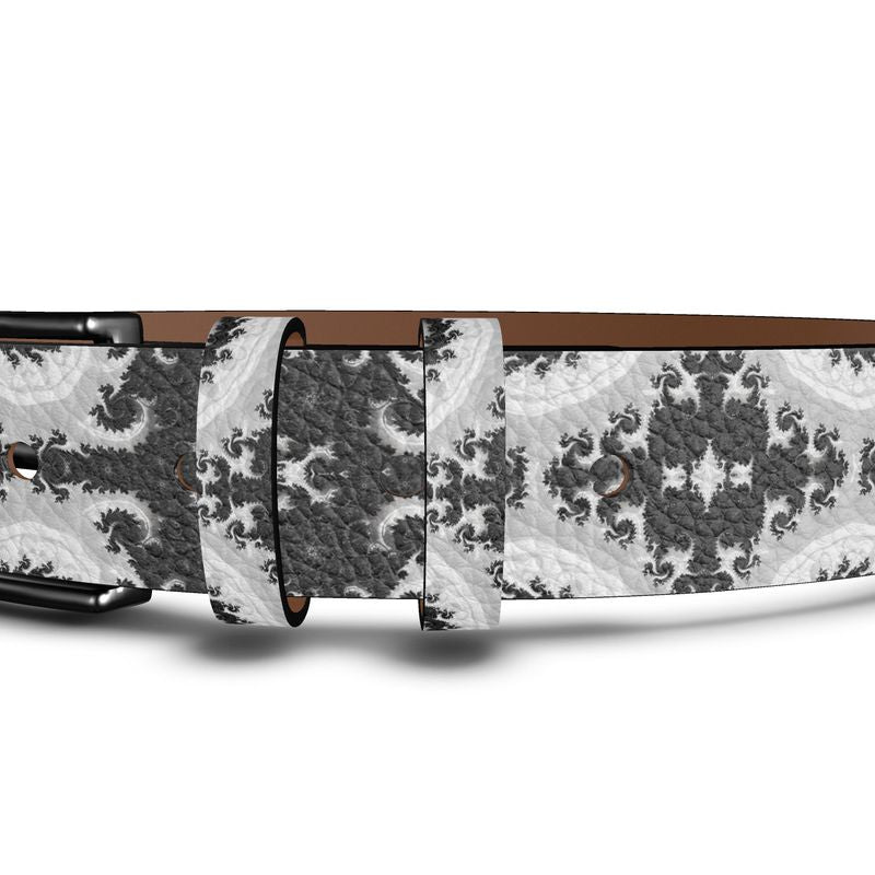 BoomGoo® leather belt F286 "Alien Deco" 1