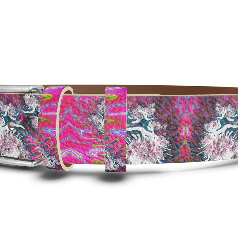 BoomGoo® leather belt F797 "Bubblelicious" 1
