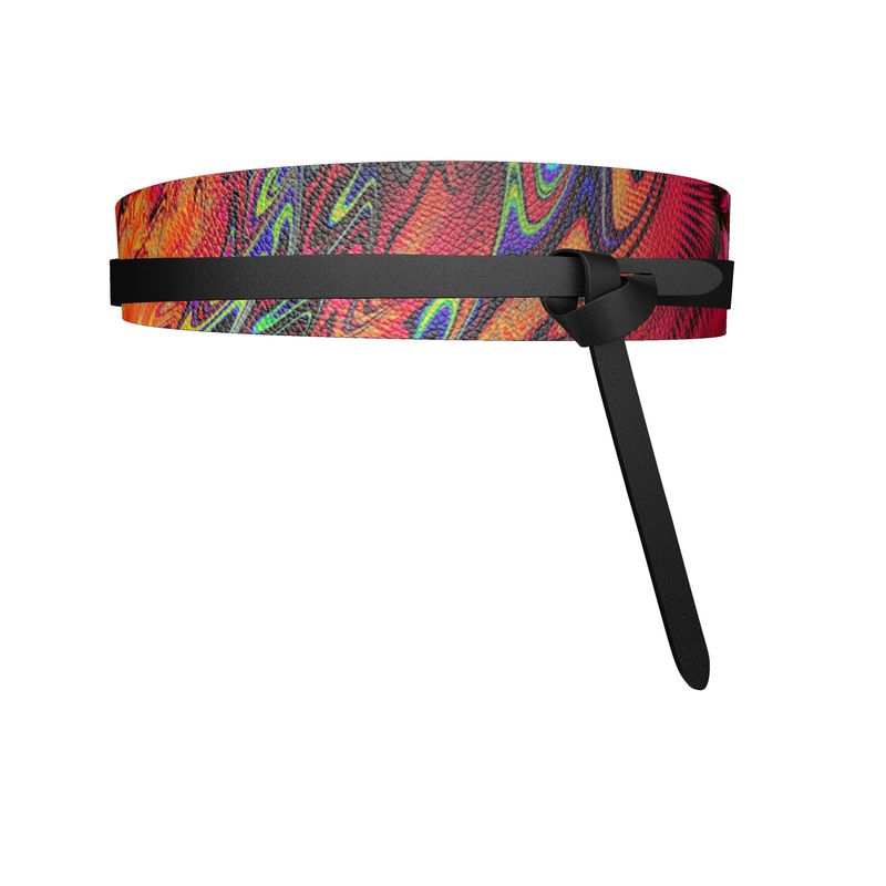 BoomGoo® leather wrap belt F840 "Frequency" 1