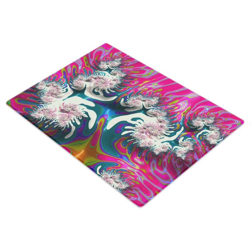 BoomGoo® Cutting Board (glass) F597 "Rain Dance" 1