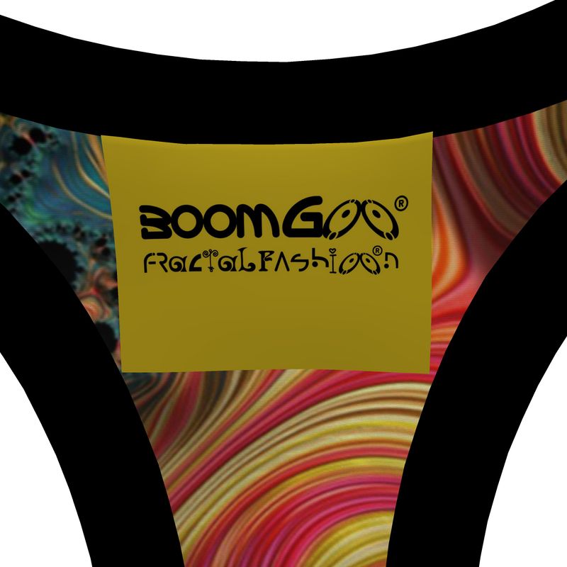 BoomGoo® Sports Bra F1139 "Rainbow Mountain" I 2