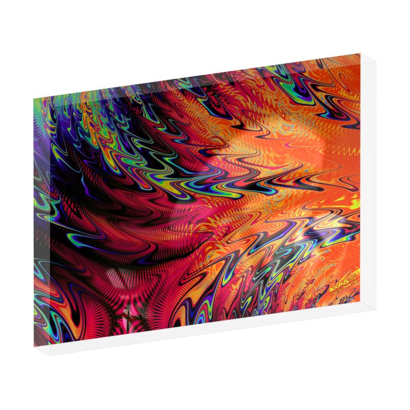 BoomGoo® art print Acrylic Block F840” Frequency" 1