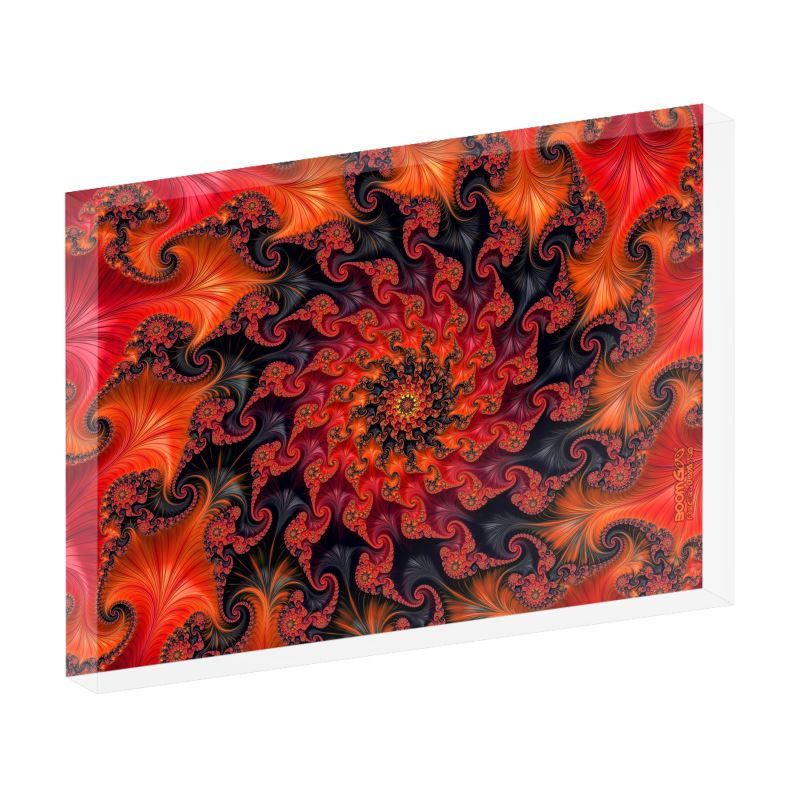 BoomGoo® art print Acrylic Block F898 "Silk Road"