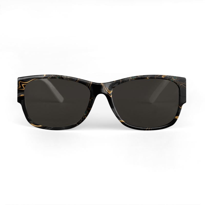 BoomGoo® Sunglasses F1488 "Black Gold Flow II"