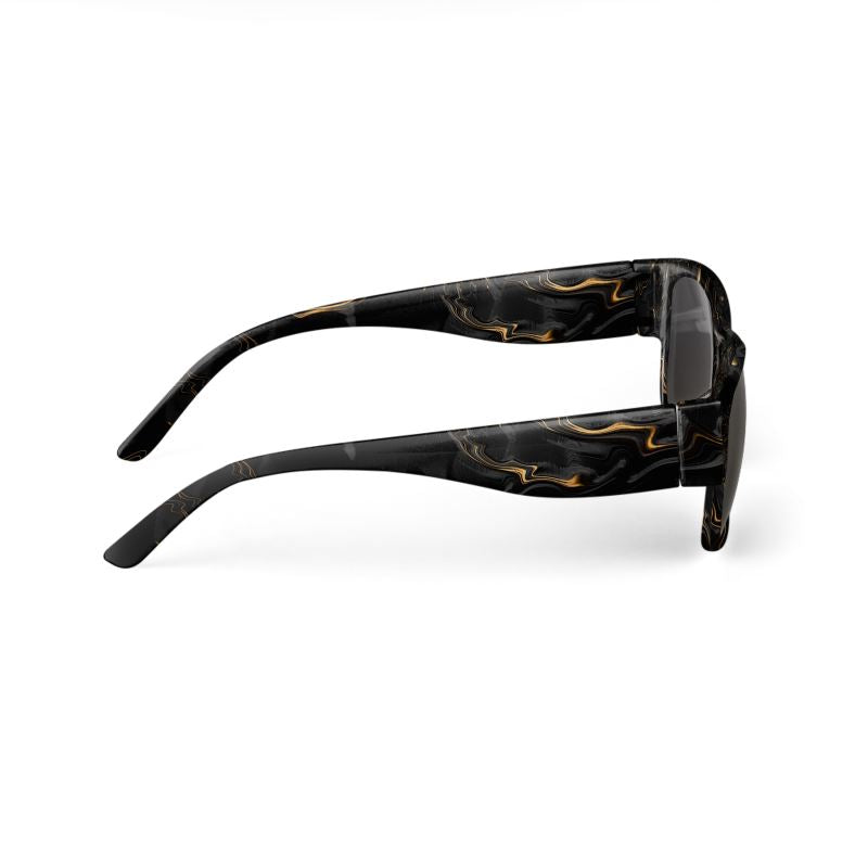 BoomGoo® Sunglasses F1488 "Black Gold Flow II"