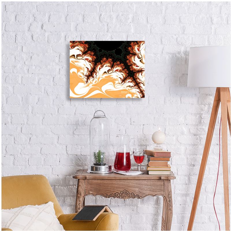 BoomGoo® art print Metal F1152 "Sun Fireball" 1