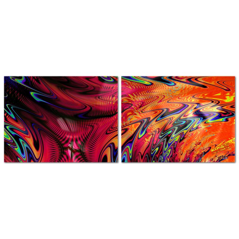 BoomGoo® art print Canvas Diptych F840” Frequency" I (2x 40x30cm)