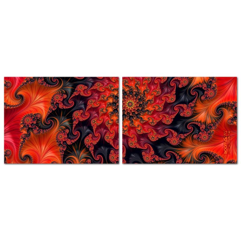 BoomGoo® art print Canvas Diptych F898 ”Silk Road" I (2x 40x30cm)