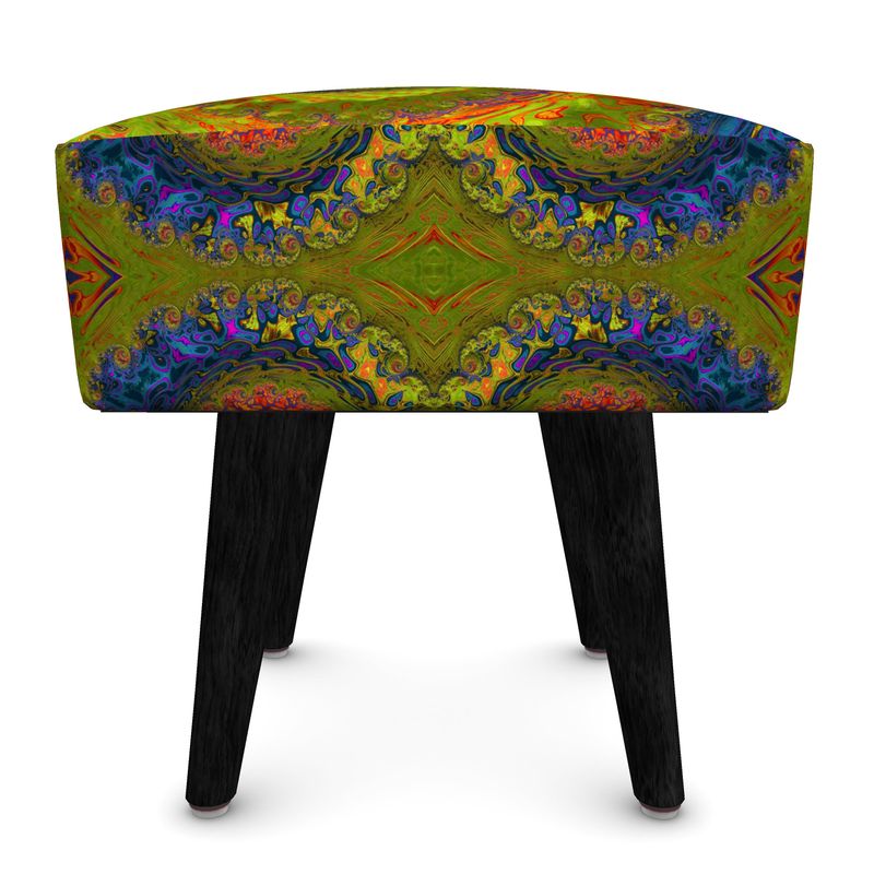 BoomGoo® seat Ottoman (square) F1546 "Lagoon Paradise" 1