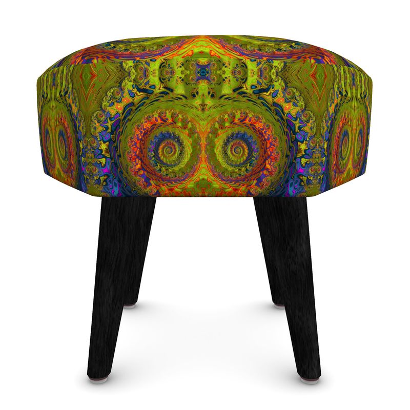 BoomGoo® seat Ottoman (hexagon) F1546 "Lagoon Paradise" 1&3