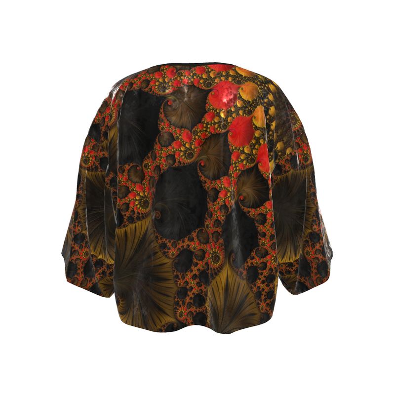 BoomGoo® Kimono (femme) blazer F939 "Sultan Sunset" 1