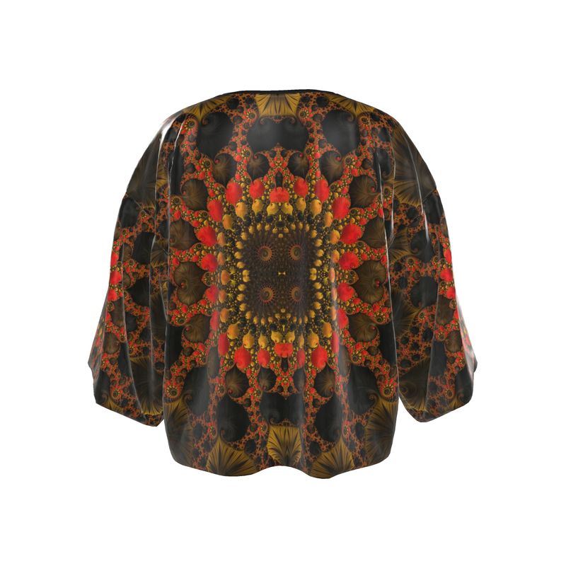 BoomGoo® Kimono (femme) blazer F939 "Sultan Sunset" 2