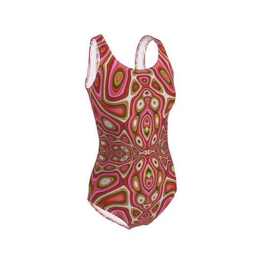 BoomGoo® Swimwear Ladies 1-Piece  F1711 "Pink Crocodile" 2