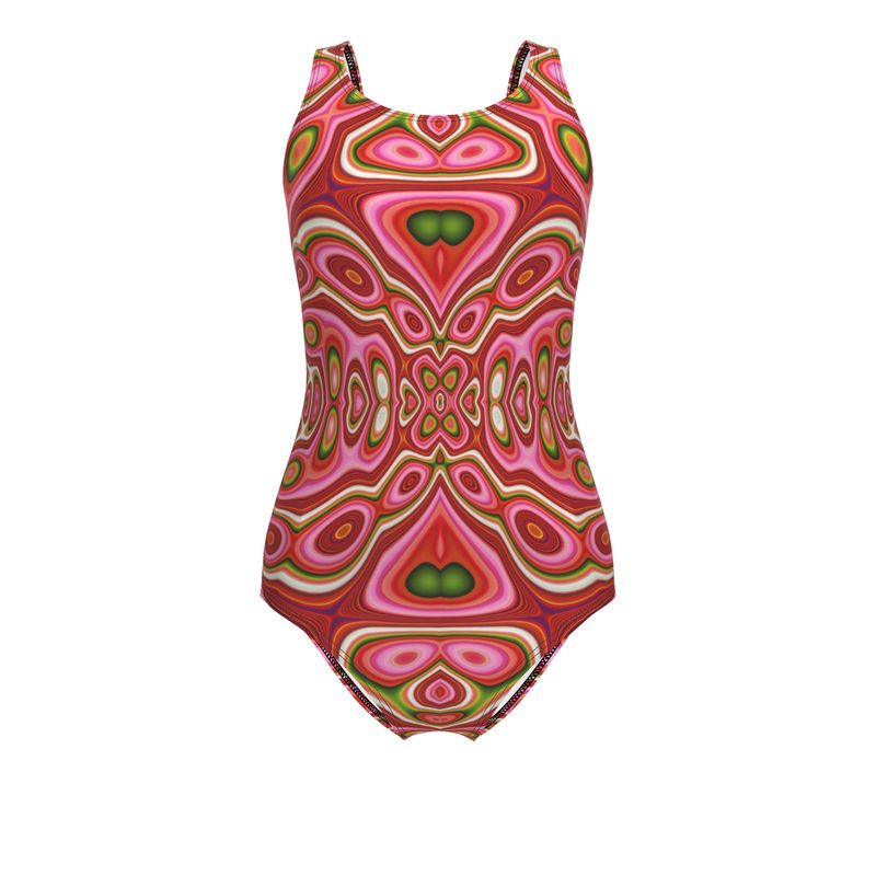 BoomGoo® Swimwear Ladies 1-Piece  F1711 "Pink Crocodile" 5