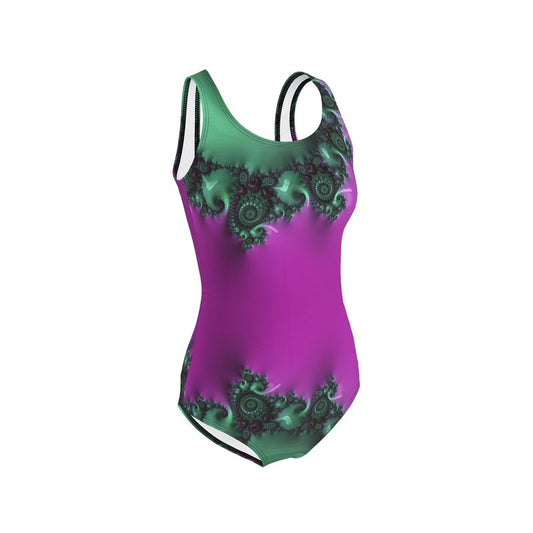 BoomGoo® Swimwear Ladies 1-Piece F041 "Purple Rain" 3