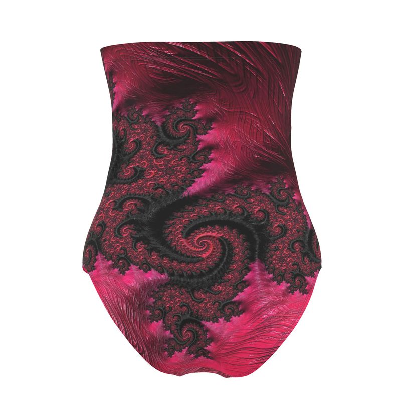 BoomGoo® Swimwear Ladies Strapless F408 "Pink Dragon" 1 II