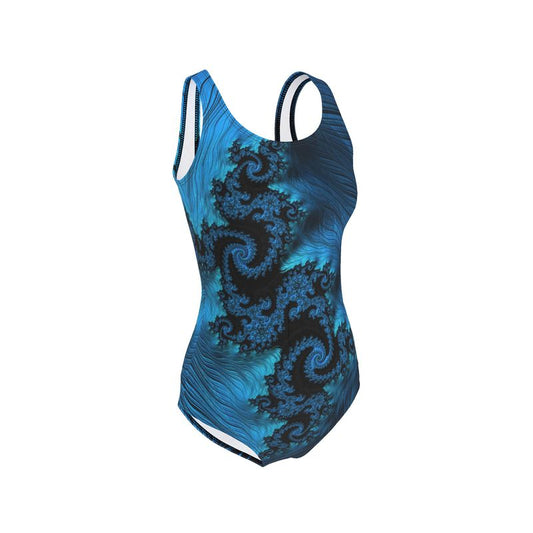 BoomGoo® Swimwear Ladies 1-Piece F404 "Blue Dragon" 1 III