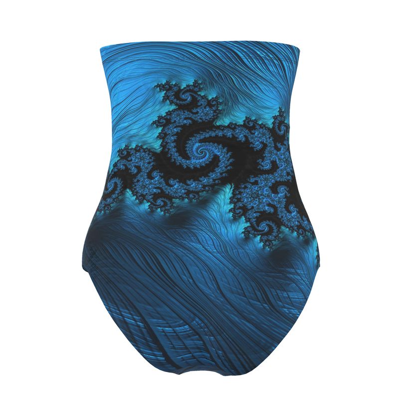 BoomGoo® Swimwear Ladies Strapless F404 "Blue Dragon" 1 II