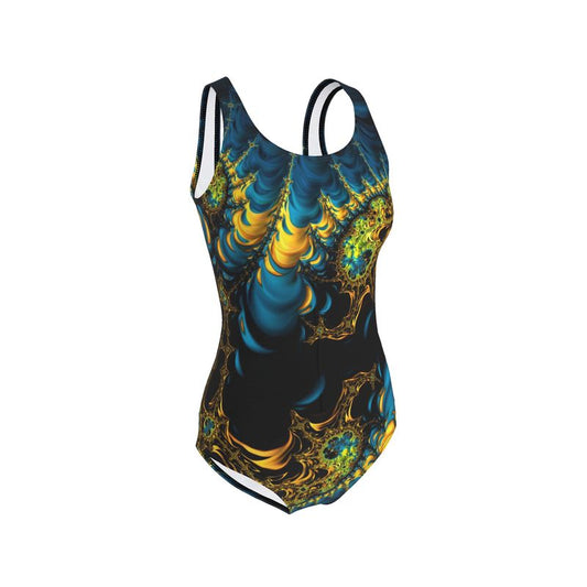 BoomGoo® Swimwear Ladies 1-Piece F1632 "Celestial da Vinci" 1 II
