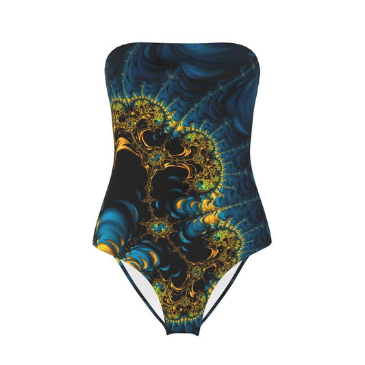 BoomGoo® Swimwear Ladies Strapless F1632 "Celestial da Vinci" 1