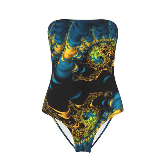 BoomGoo® Swimwear Ladies Strapless F1632 "Celestial da Vinci" 1 II