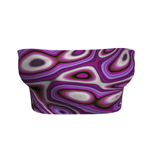 BoomGoo®  Bandeau Top F784 "Purple Crocodile" 3