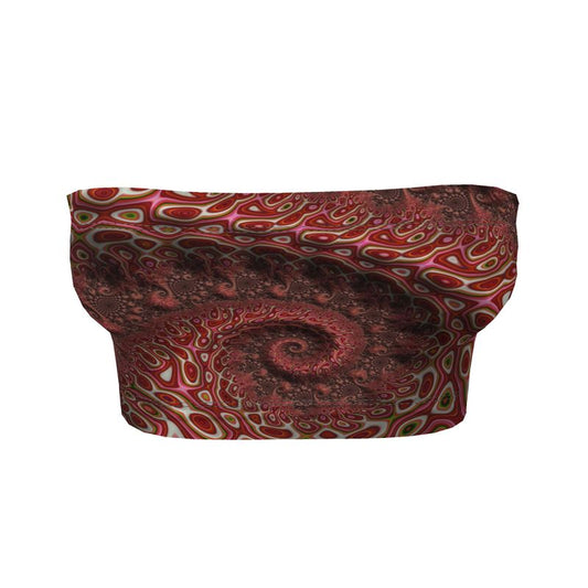 BoomGoo®  Bandeau Top F784 "Pink Crocodile" 2