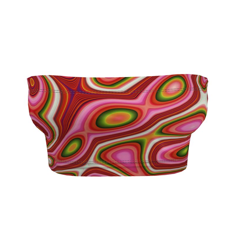 BoomGoo®  Bandeau Top F784 "Pink Crocodile" 3