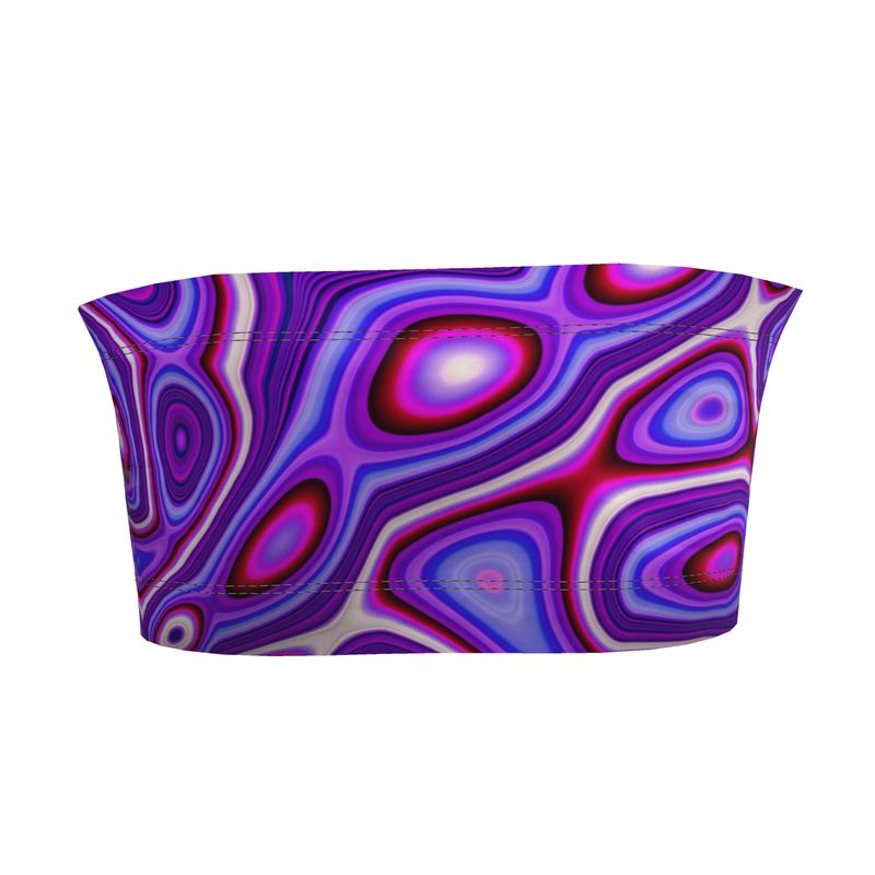 BoomGoo®  Bandeau Top F784 "Pink/Purple Crocodile"