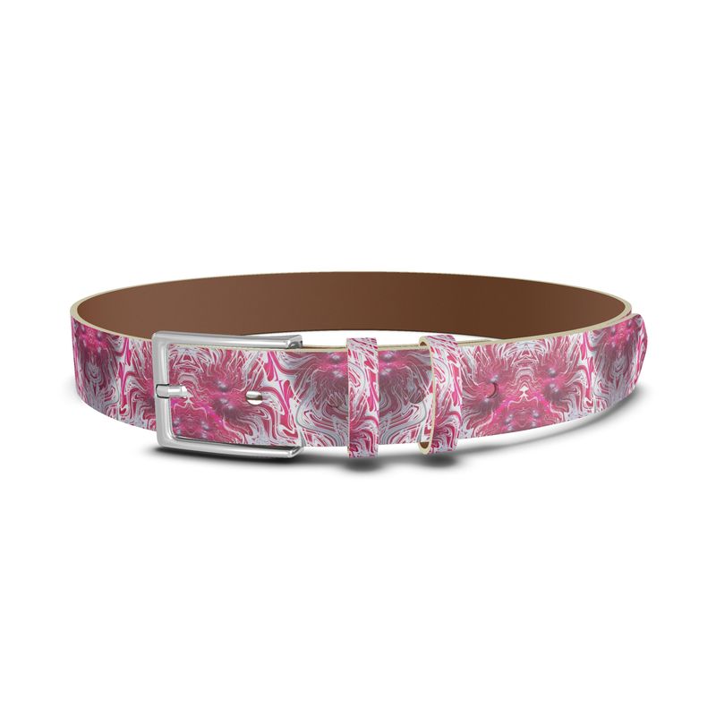 BoomGoo® leather belt F1366 "Fuchsia Energy" 2