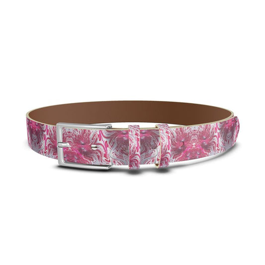 BoomGoo® leather belt F1366 "Fuchsia Energy" 2
