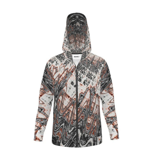 BoomGoo® Hoodie F1180 "Pink Salmon Marble" 1