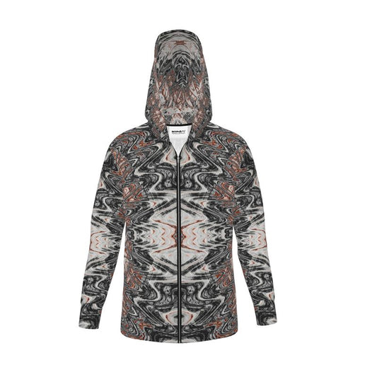 BoomGoo® Hoodie F1180 "Pink Salmon Marble" 4