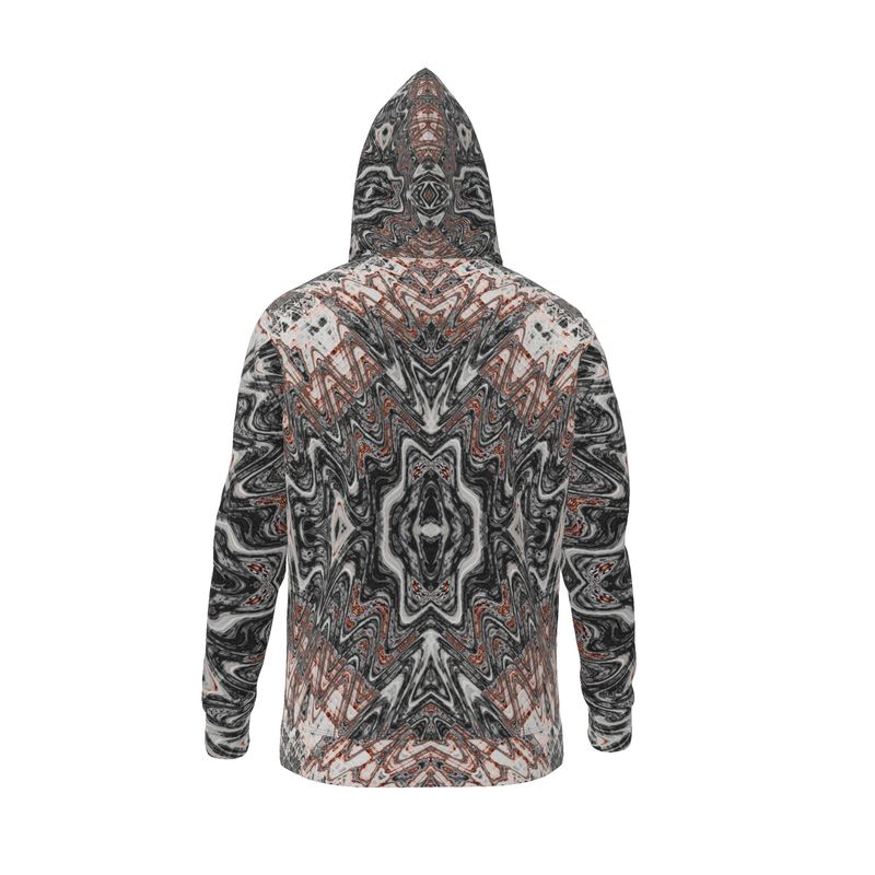 BoomGoo® Hoodie F1180 "Pink Salmon Marble" 5