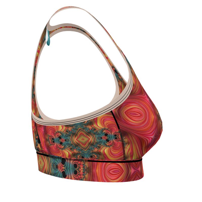 BoomGoo® low impact Sports Bra F1139 "Rainbow Mountain" II