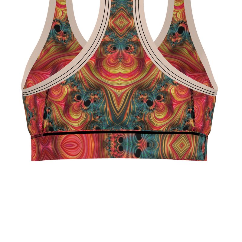 BoomGoo® low impact Sports Bra F1139 "Rainbow Mountain" II