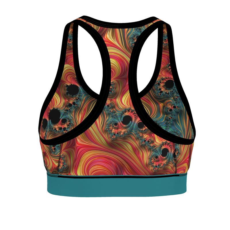 BoomGoo® low impact Sports Bra F1139 "Rainbow Mountain" I 2
