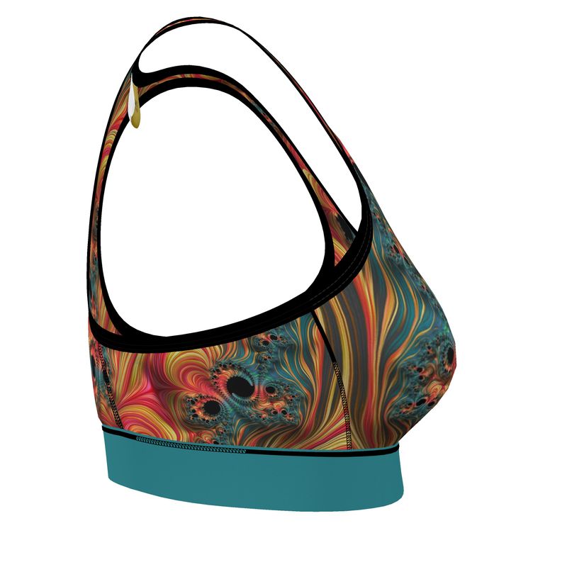 BoomGoo® low impact Sports Bra F1139 "Rainbow Mountain" I 2