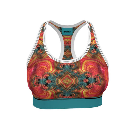 BoomGoo® low impact Sports Bra F1139 "Rainbow Mountain" II 2