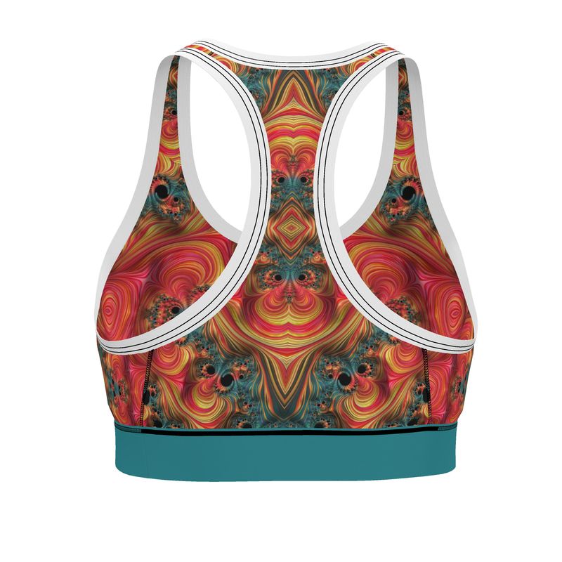BoomGoo® low impact Sports Bra F1139 "Rainbow Mountain" II 2