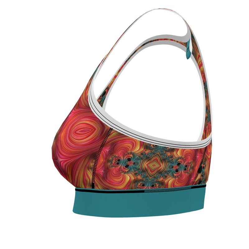BoomGoo® low impact Sports Bra F1139 "Rainbow Mountain" II 2
