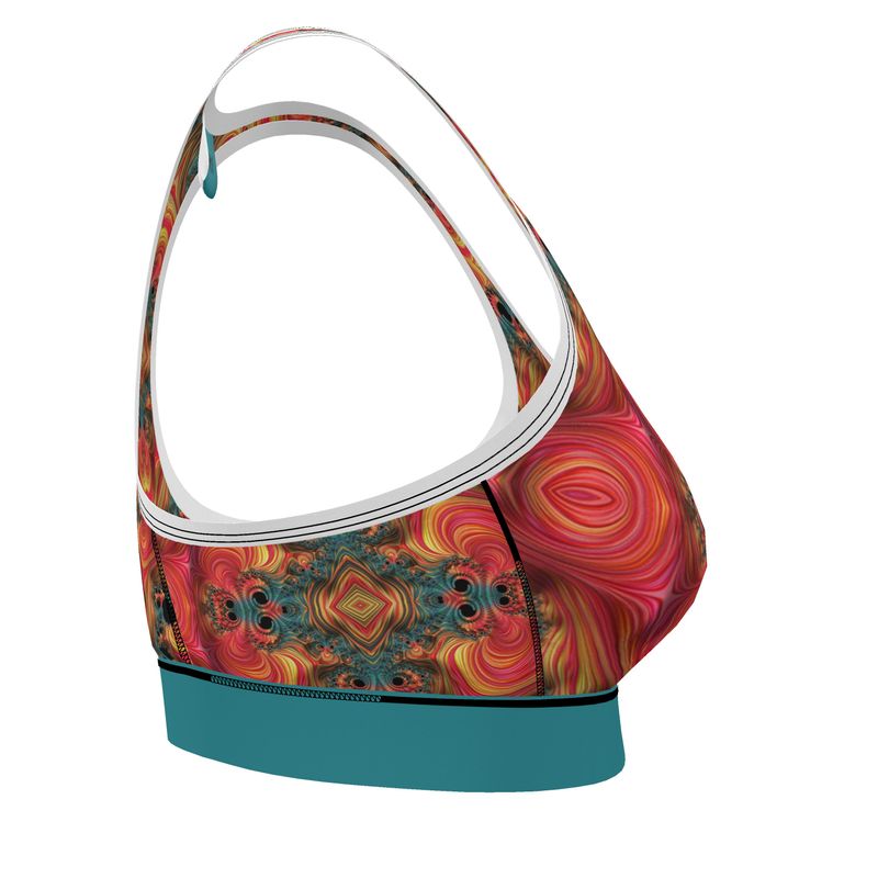 BoomGoo® low impact Sports Bra F1139 "Rainbow Mountain" II 2