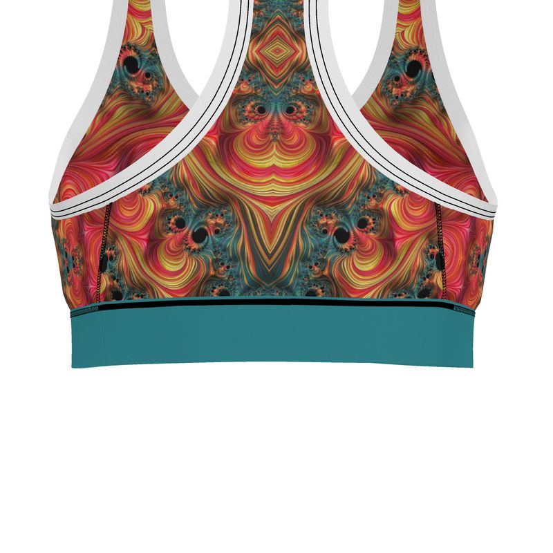 BoomGoo® low impact Sports Bra F1139 "Rainbow Mountain" II 2