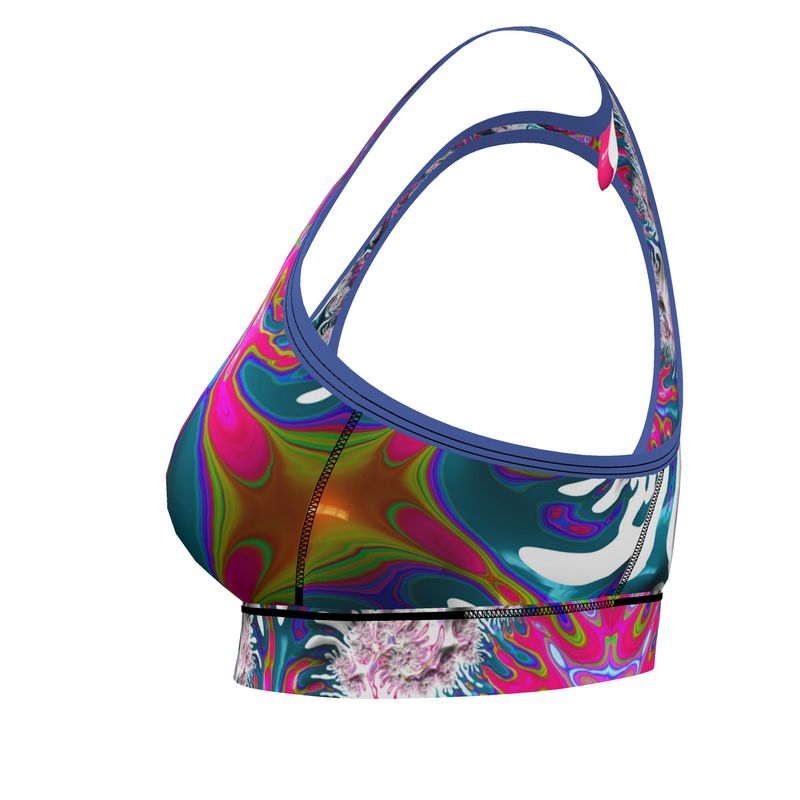BoomGoo® low impact Sports Bra F797 "Bubblelicious" I