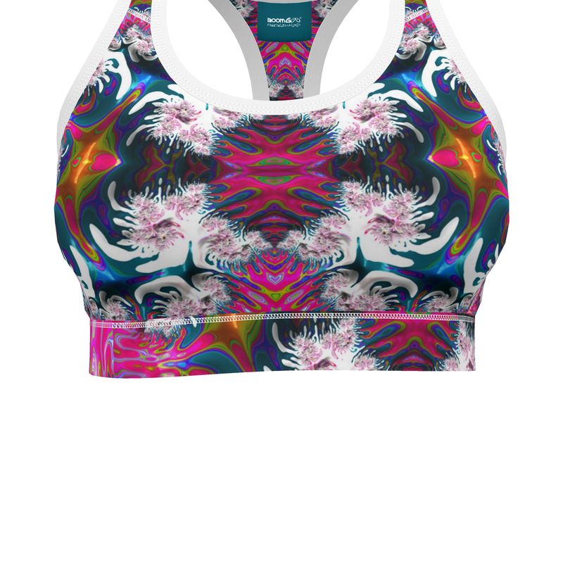 BoomGoo® low impact Sports Bra F797 "Bubblelicious" 2